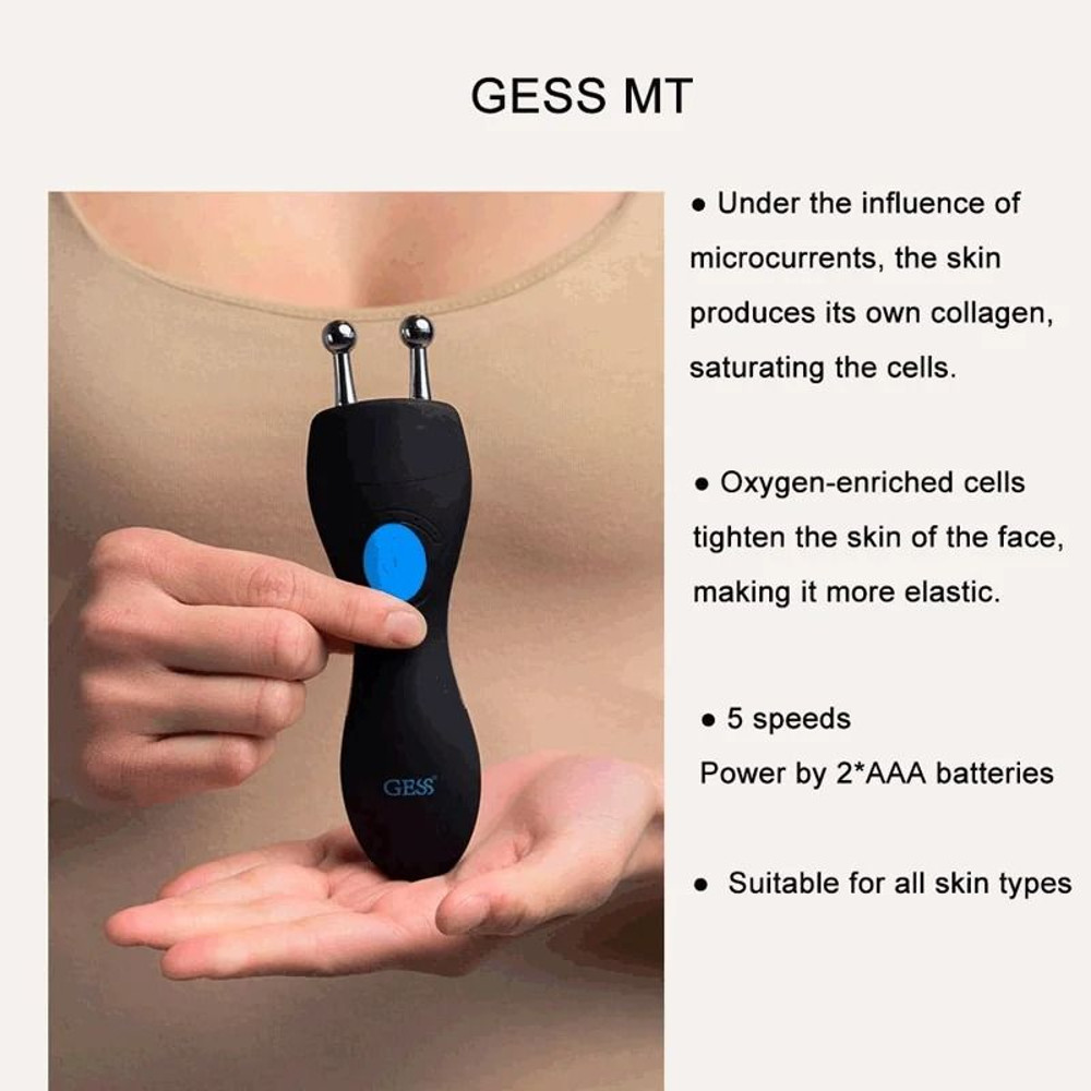 GESS Microcurrent Facial Device Face Lift Massager For Anti Aging Skin And Neck Care 5