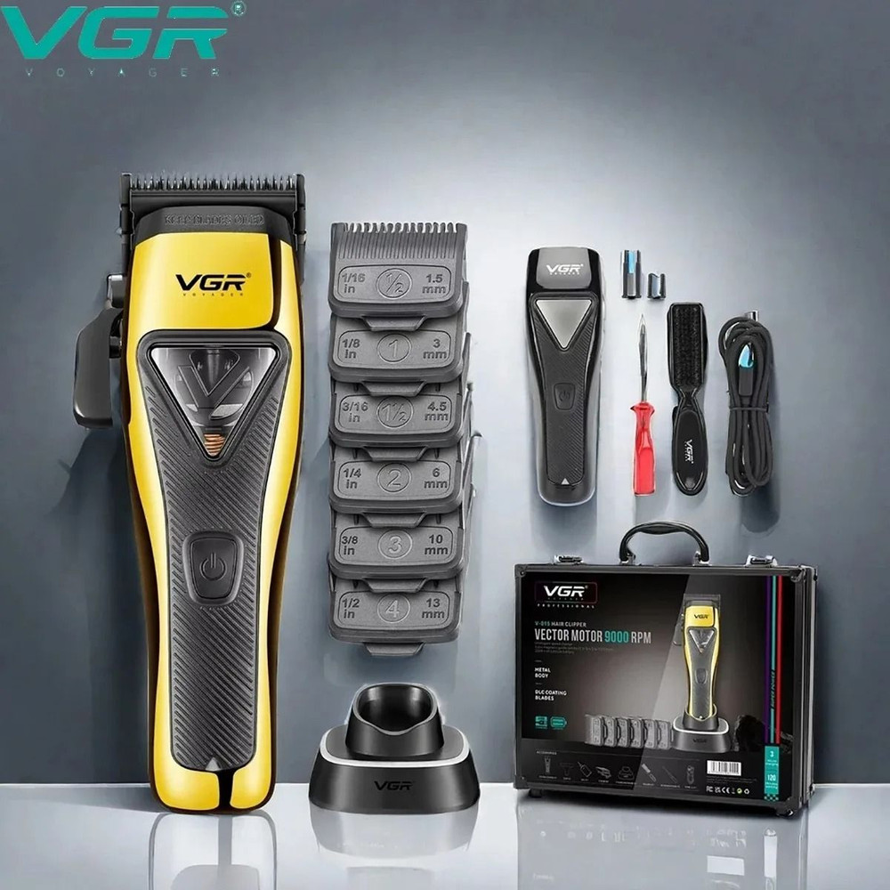VGR V 015 Professional Hair Trimmer 9000 RPM Vector Motor 0