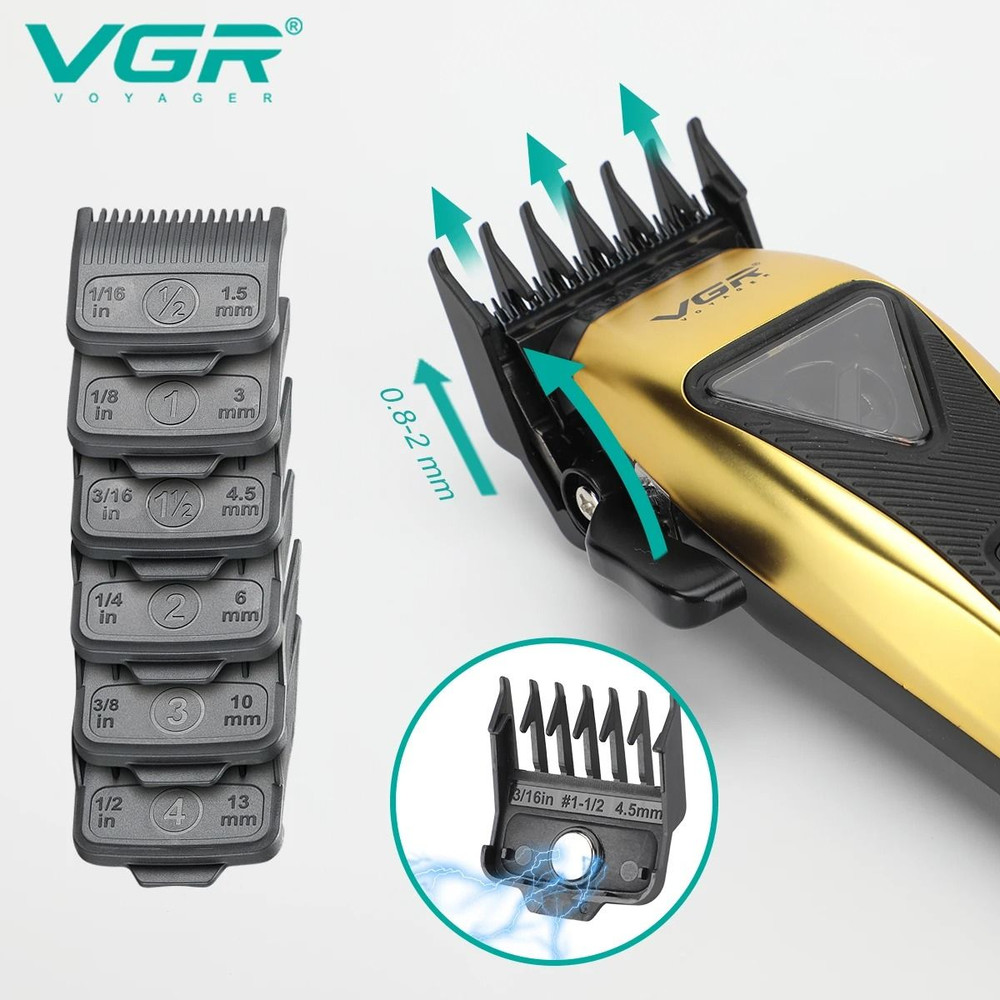 VGR V 015 Professional Hair Trimmer 9000 RPM Vector Motor 2