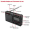 XHDATA D 368 Portable AM FM SW Radio With Bluetooth And MP3 Player 5