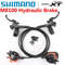 Shimano Deore XT M8100 Hydraulic Disc Brake Set 2 Piston 0