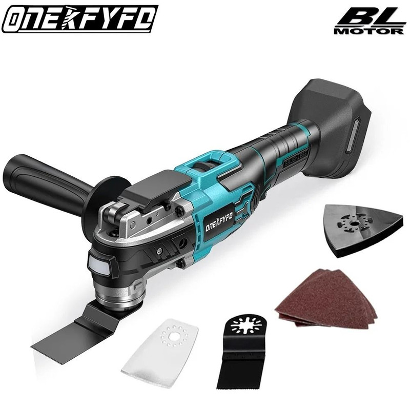 Cordless Oscillating Multi Tool With Six Speed Settings Compatible With 18V Lithium Ion Battery 0