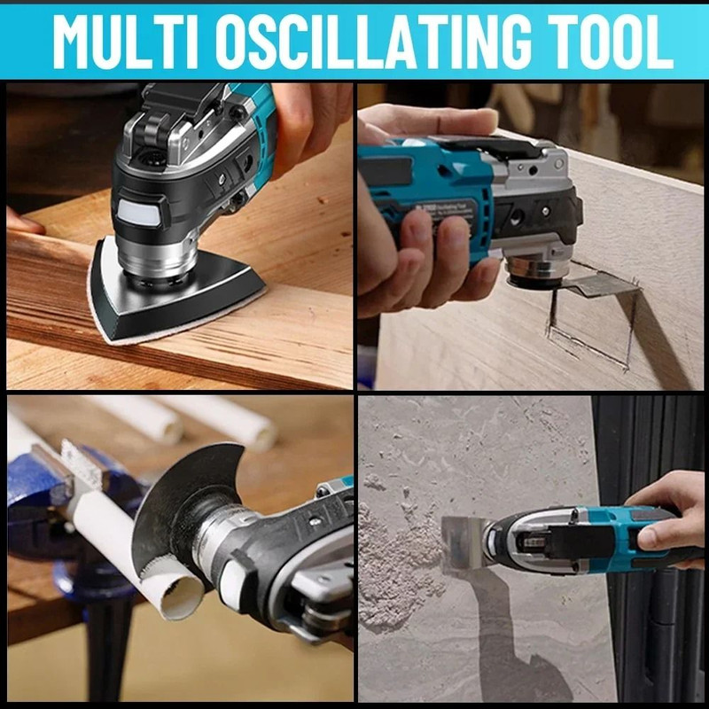 Cordless Oscillating Multi Tool With Six Speed Settings Compatible With 18V Lithium Ion Battery 5