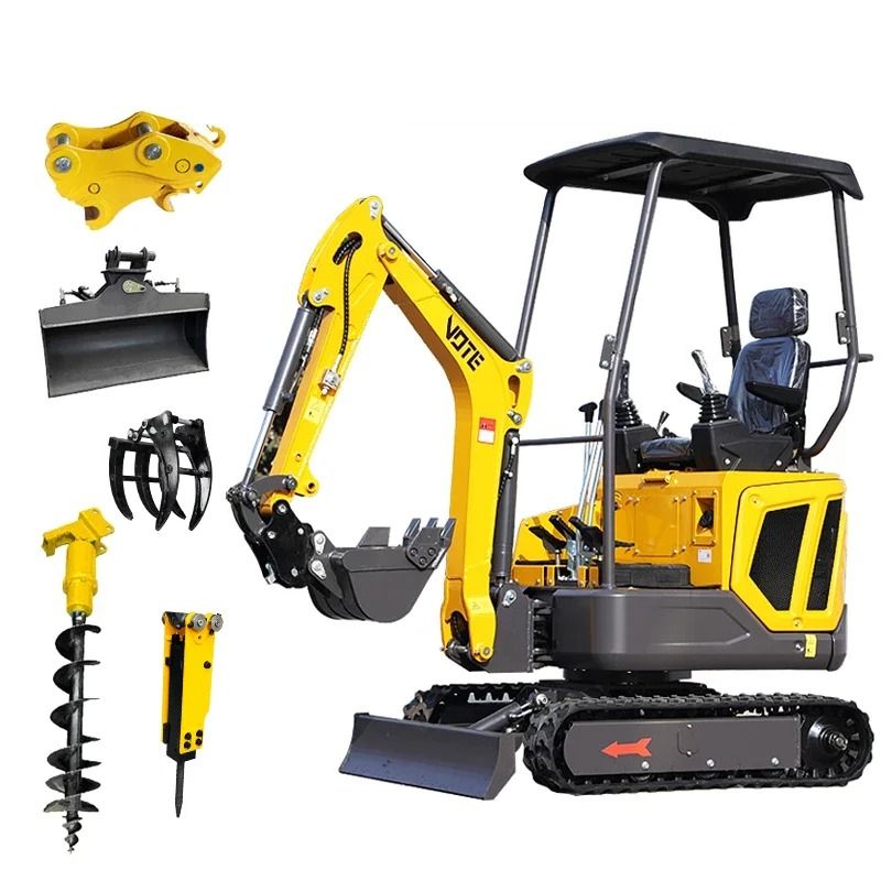 16 Ton Hydraulic Mini Excavator Crawler Micro Digger For Farms And Construction 0