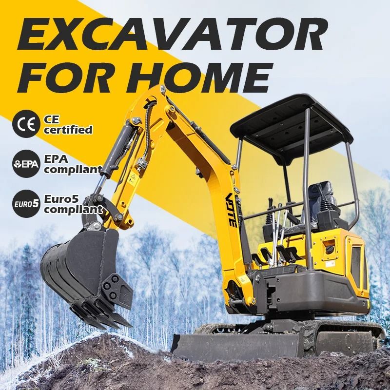 16 Ton Hydraulic Mini Excavator Crawler Micro Digger For Farms And Construction 1