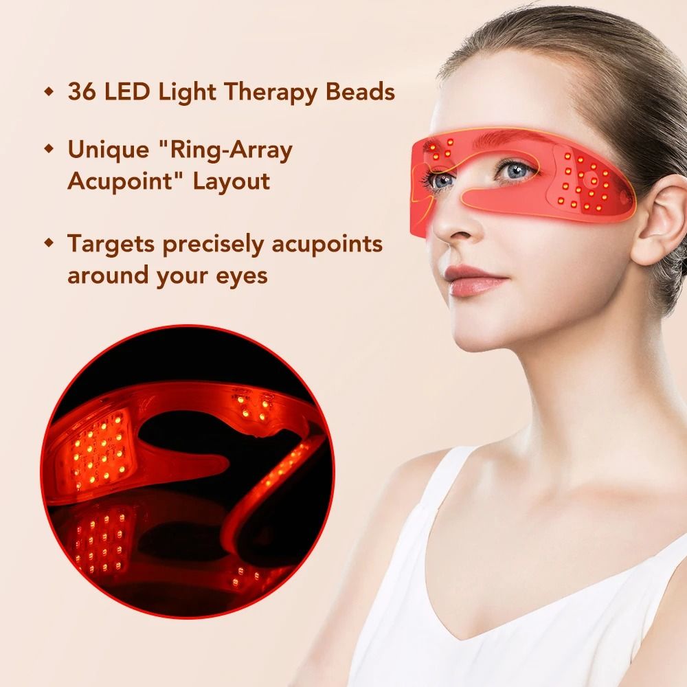 Vibration Eye Massager With LED Light Therapy For Anti Aging And Fatigue Relief 1