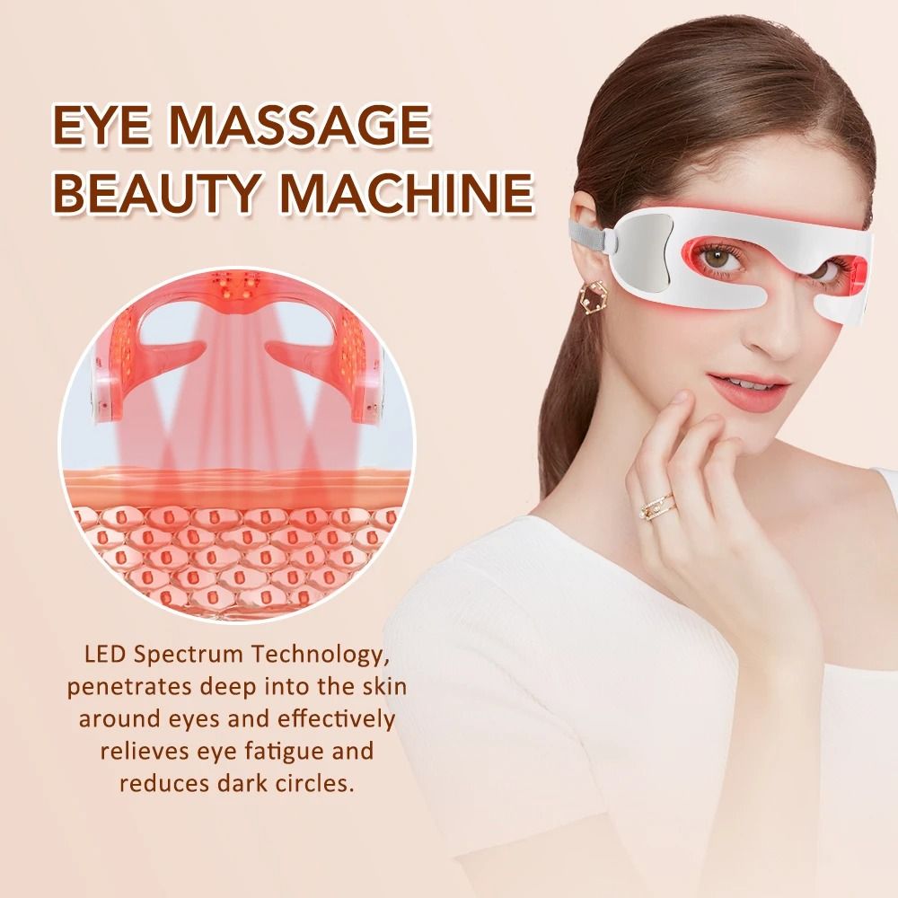 Vibration Eye Massager With LED Light Therapy For Anti Aging And Fatigue Relief 3