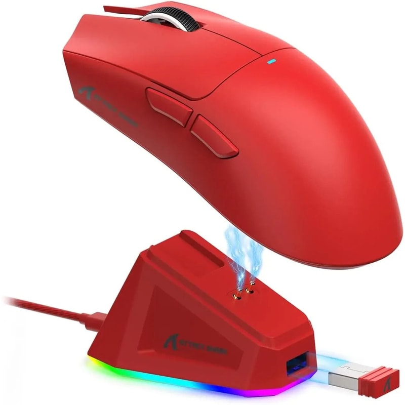 Attack Shark X11 Wireless Gaming Mouse With RGB Charging Dock 6