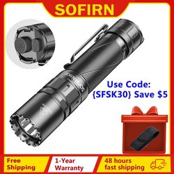 sofirn sk30 3000lm tactical flashlight with usb c rechargeable battery
