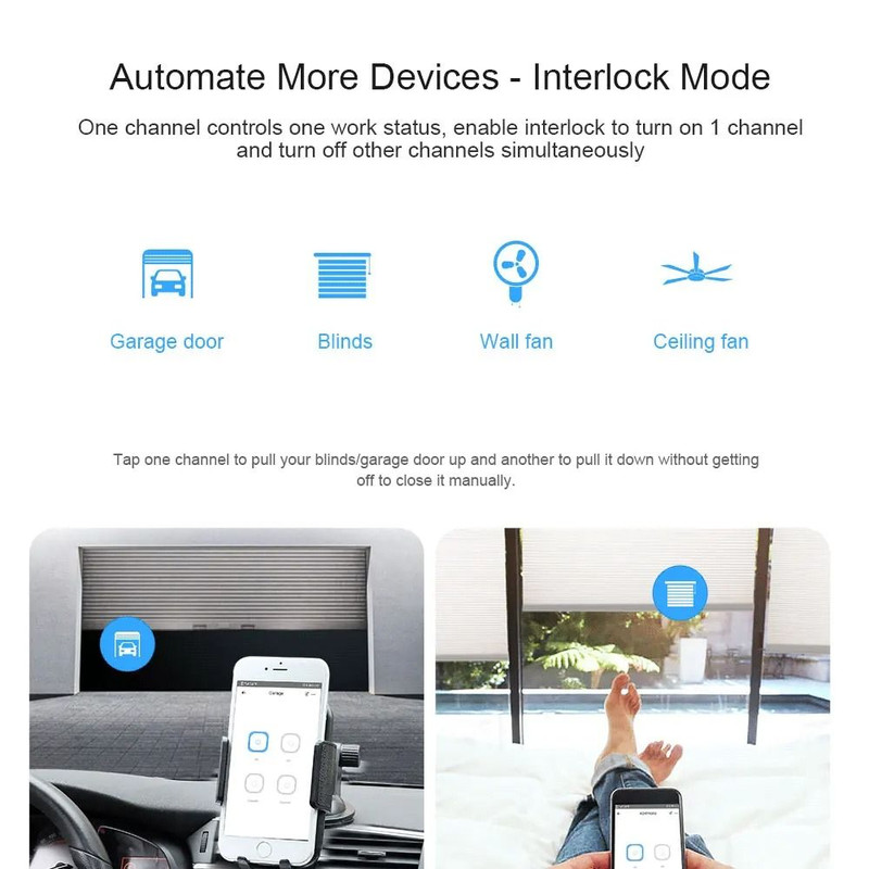 Itead Sonoff 4CH R2 Smart WiFi Switch With App And Voice Control 1