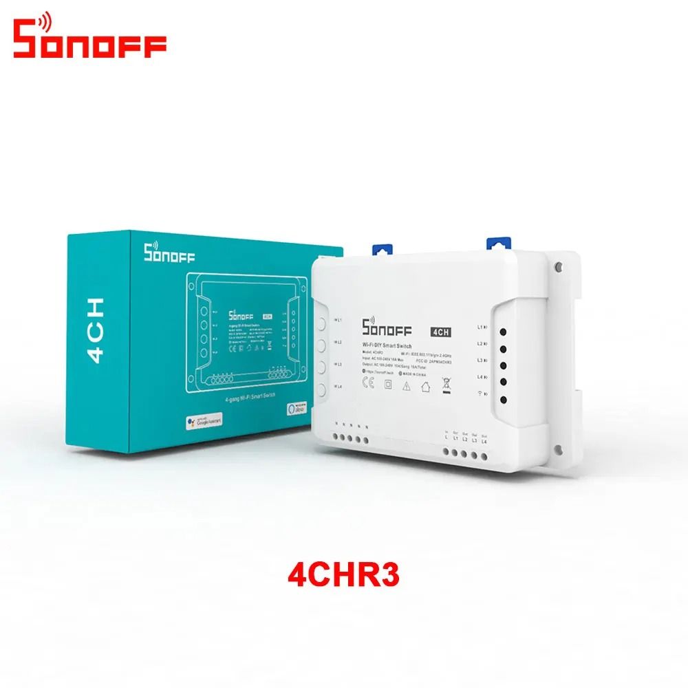 Itead Sonoff 4CH R2 Smart WiFi Switch With App And Voice Control 4