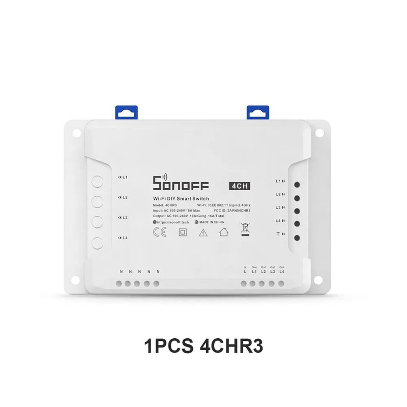 Itead Sonoff 4CH R2 Smart WiFi Switch With App And Voice Control 5