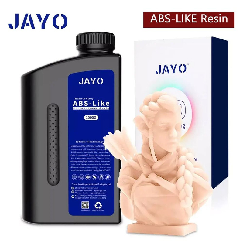 Jayo 3D Printer UV Resin 405nm Standard ABS Like And Water Wash Options 12