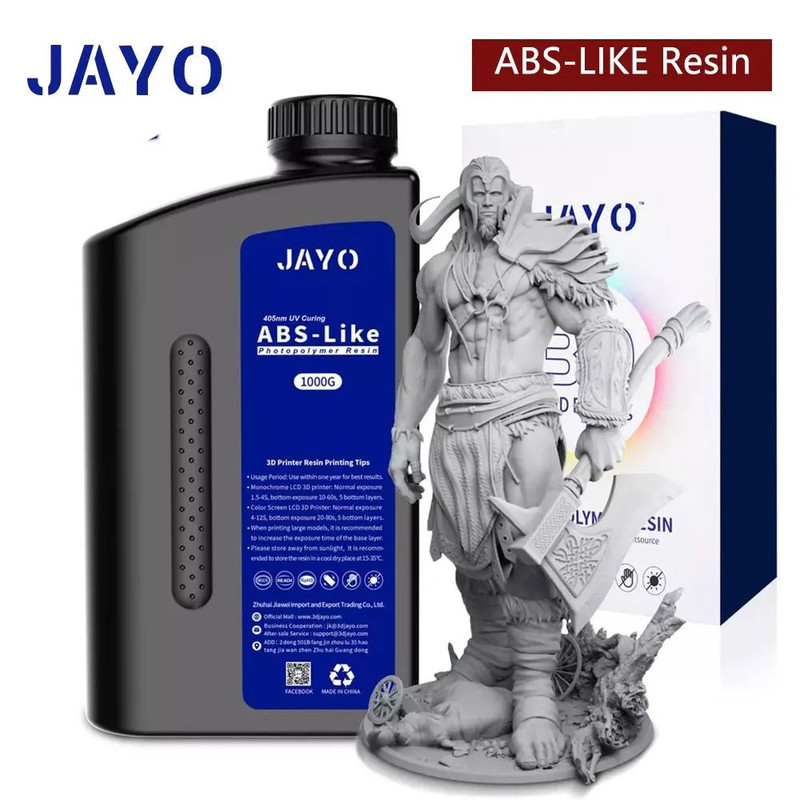 Jayo 3D Printer UV Resin 405nm Standard ABS Like And Water Wash Options 14