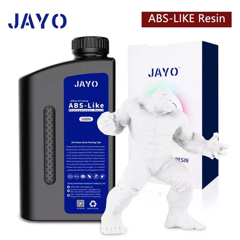 Jayo 3D Printer UV Resin 405nm Standard ABS Like And Water Wash Options 15