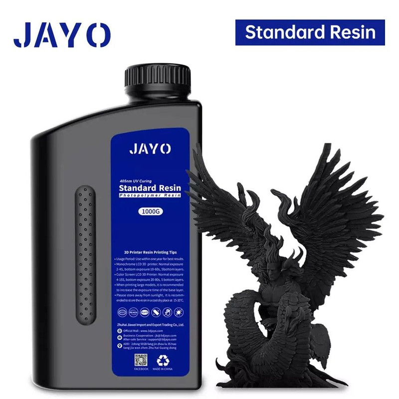 Jayo 3D Printer UV Resin 405nm Standard ABS Like And Water Wash Options 8