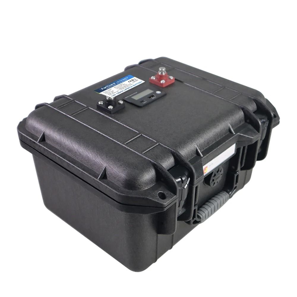 12V 128V LiFePO4 Battery Portable Suitcase 100Ah 150Ah For Golf Cart Inverter And Car Power 2