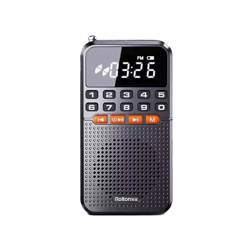 Mini Portable Pocket Radio With Dual Antenna Bluetooth Speaker And LED Display 6