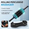 Cordless Roller Body Massager Rechargeable 360 Degree Percussive Muscle Relaxer 0