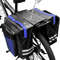 High Capacity Double Sided Bicycle Rear Rack Luggage Bag For Cycling Commuting And Touring 0