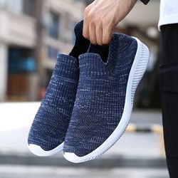 mesh men shoes breathable lightweight sneakers for casual walking and running
