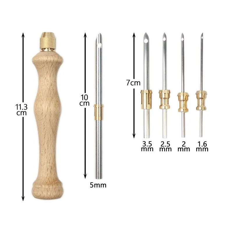 Adjustable Knitting Embroidery Pen Kit With Punch Needle Weaving Tools For DIY Sewing And Craft Pro 5