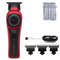 Kemei KM 999 Cordless Hair Trimmer With DLC T Blade Zero Gapped Design And LED Display 12