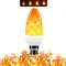 LED Flame Effect Bulb E14 E27 B22 Base Flickering Flame Lamp Light 9