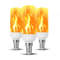 LED Flame Effect Bulb E14 E27 B22 Base Flickering Flame Lamp Light 1