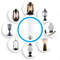 LED Flame Effect Bulb E14 E27 B22 Base Flickering Flame Lamp Light 4