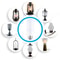 LED Flame Effect Bulb E14 E27 B22 Base Flickering Flame Lamp Light 4