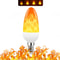 LED Flame Effect Bulb E14 E27 B22 Base Flickering Flame Lamp Light 7