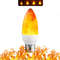 LED Flame Effect Bulb E14 E27 B22 Base Flickering Flame Lamp Light 8