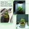 Glass Plant Terrarium With Grow Light Hydroponic Moss Container Micro Landscape Ecological Desktop 2