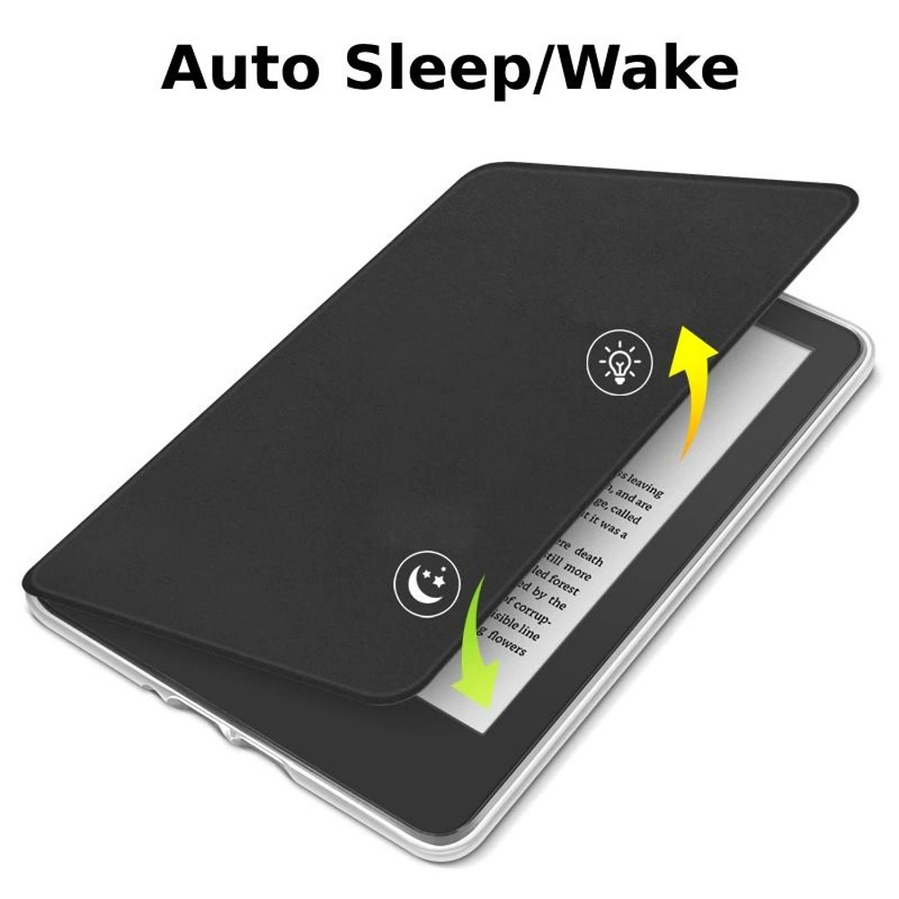 Kindle 11th Gen Case 6 Inch 360 Rotatable 2 In 1 Magnetic Detachable Acrylic Case PU Leather Stand 1