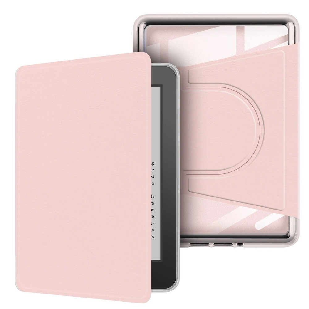 Kindle 11th Gen Case 6 Inch 360 Rotatable 2 In 1 Magnetic Detachable Acrylic Case PU Leather Stand 6