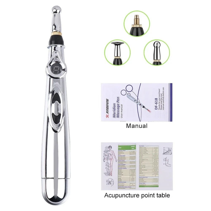 Electronic Acupuncture Massage Pen With Five Therapy Modes 4