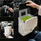 Car Trash Can With Phone Holder And 5L Rear Seat Storage Box 1