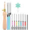 Embroidery Punch Needle Kit With 13 Tools And Wooden Handle 7