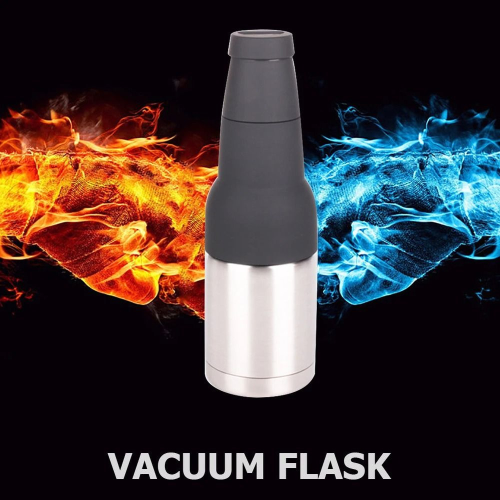 Stainless Steel 3 In 1 Insulated Drink Can And Bottle Holder With Opener 3