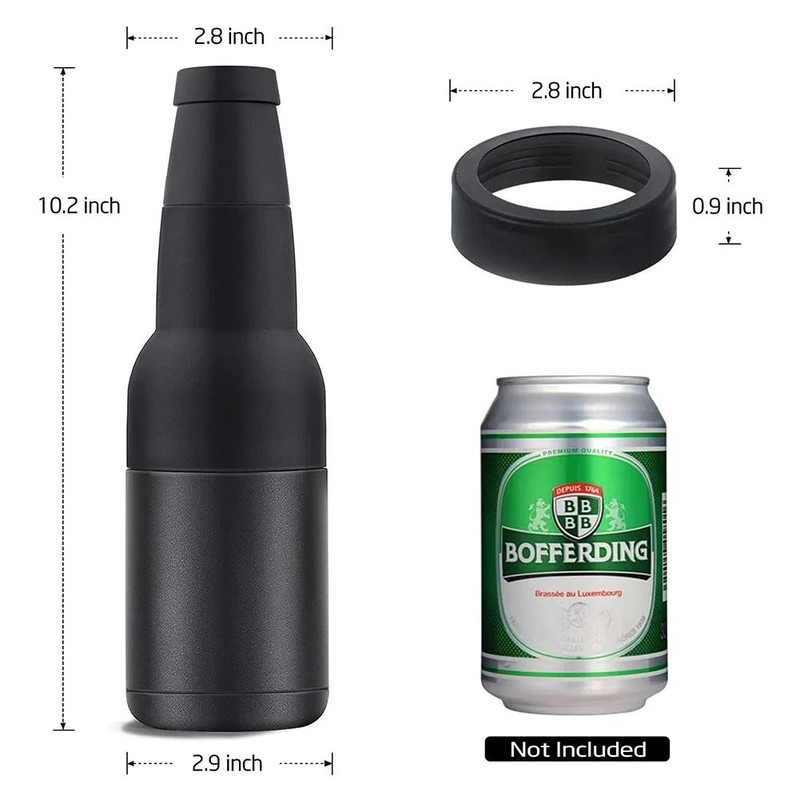 Stainless Steel 3 In 1 Insulated Drink Can And Bottle Holder With Opener 5