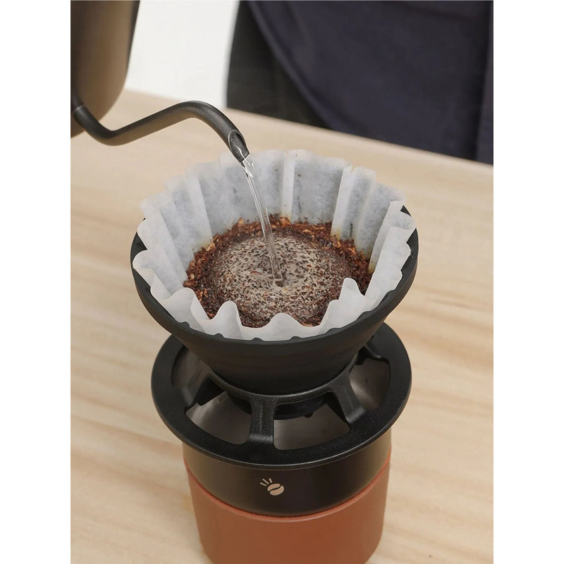 Collapsible Silicone Coffee Dripper Portable Filter For Travel And Home Brewing 4
