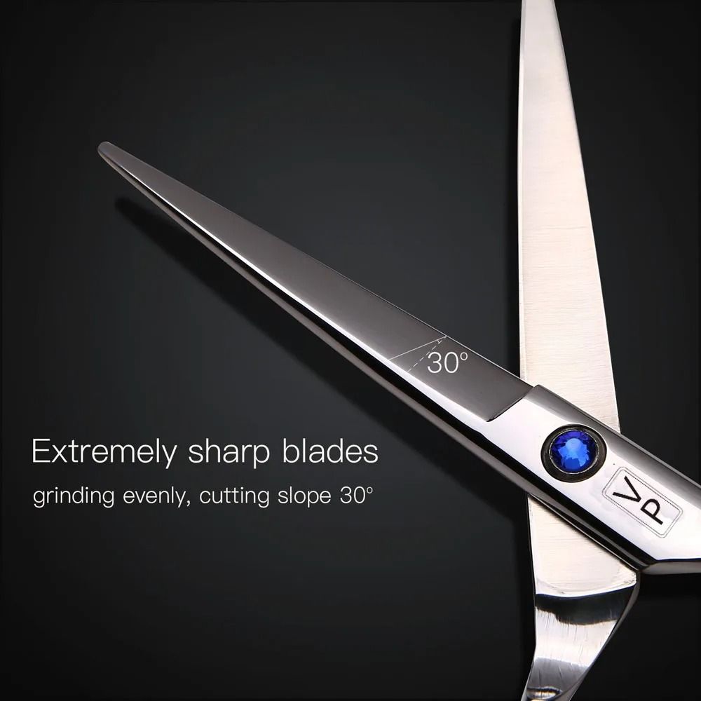 VP 6 Inch Stainless Steel Cutting And Thinning Scissors For Hair 2