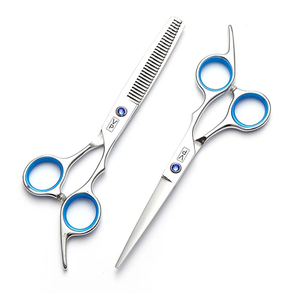 VP 6 Inch Stainless Steel Cutting And Thinning Scissors For Hair 8