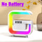 Home Bluetooth Speaker With Wireless Charger And RGB Alarm Clock 9
