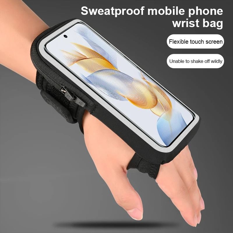 HAISSKY Sports Cycling Running Wrist Bag For IPhone Up To 69 Inches 0
