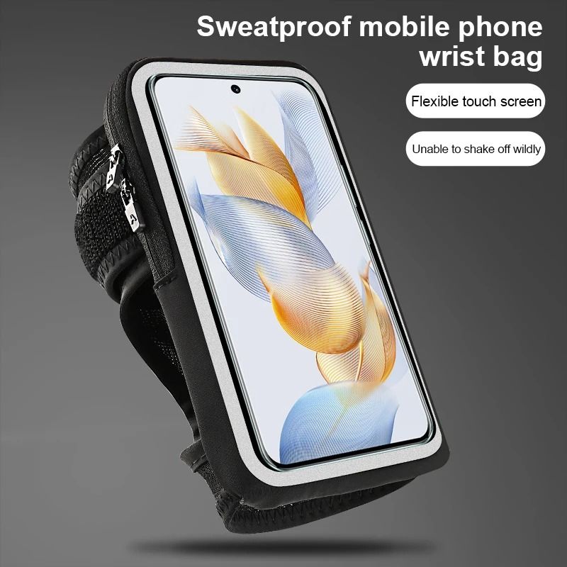 HAISSKY Sports Cycling Running Wrist Bag For IPhone Up To 69 Inches 1