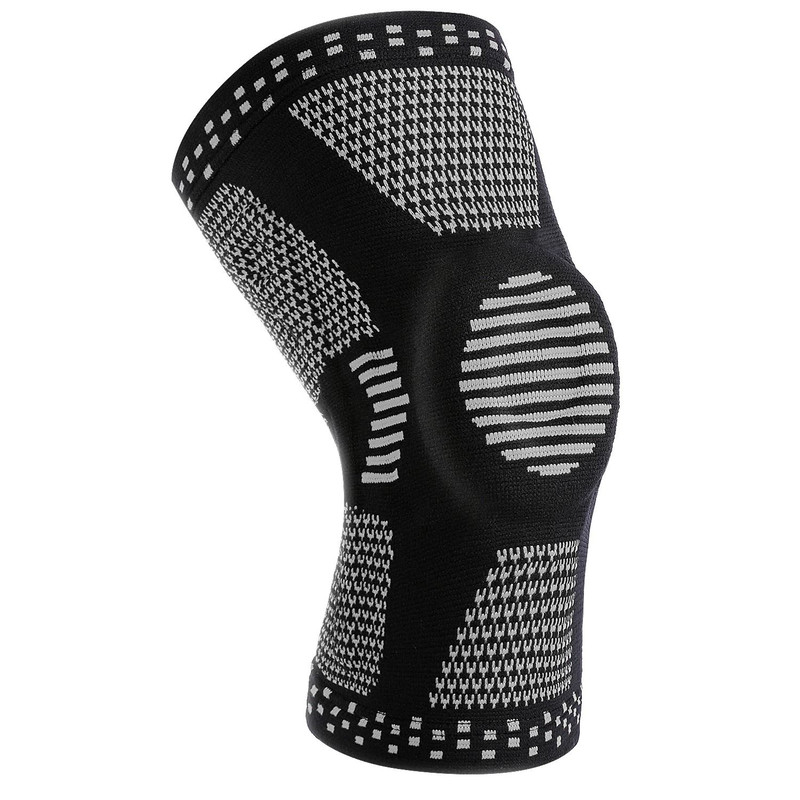 Knee Support Brace With Silicone Pads Patella Protector For Running Basketball And Sports 7