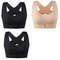Womens Push Up Posture Corrector Bra With Front Closure Cross Back Design 12
