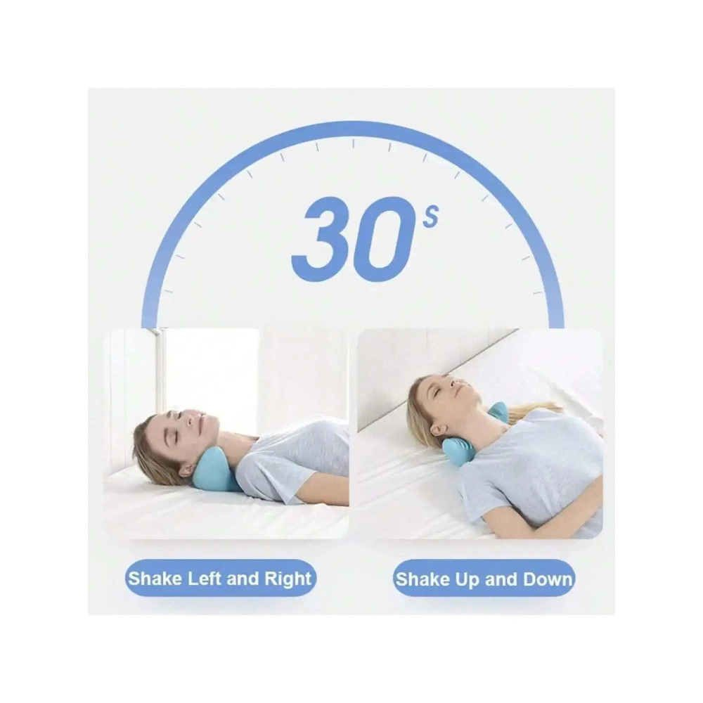 Cervical Traction Neck Relaxer Pillow For Spine Alignment And Muscle Relief 4